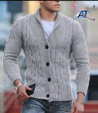 Men’s AT Knitwear Button-Up Sweater
