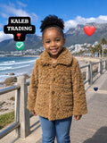 Kids KT Button-Up Fluffy Winter Jacket