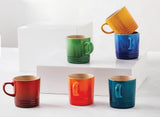 Six Piece 350ml LC Stoneware Coffee Mug Set