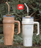 1.2L Vacuum Tumbler with Straw