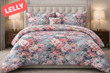 Three Piece LELLY Queen Comforter Set