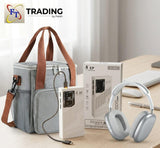 Lunch Bag, Headphones And Power Bank Combo
