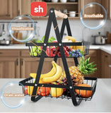 SH Two-Layer Foldable Fruit Basket
