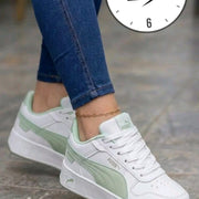 Ladies’ ZD Lace-Up Flat Shoes