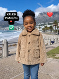 Kids KT Button-Up Fluffy Winter Jacket