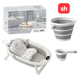 SH 4-In-1 Baby Foldable Bathtub Set