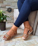 Ladies’ FF Buckle Sandal