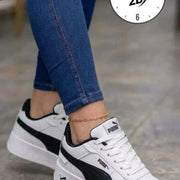Ladies’ ZD Lace-Up Flat Shoes