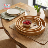 Three Piece Bamboo Serving Tray