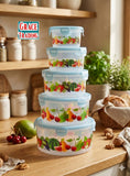 Fruit Five Piece Storage Container Set