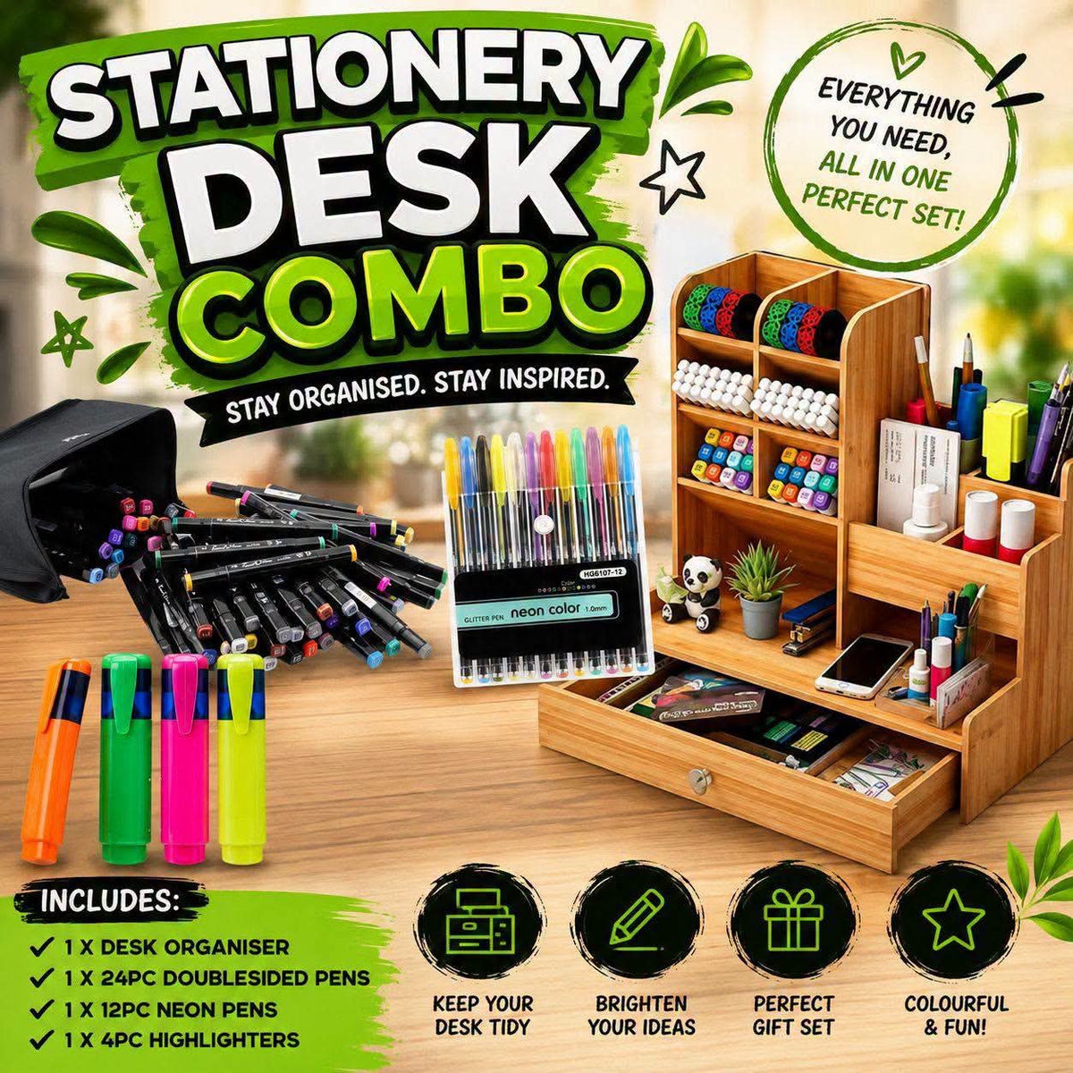 Stationery Desk Combo
