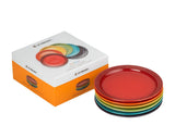 Six-Piece 12cm LC Stoneware Side Plate Set