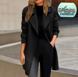 Ladies’ AF Open-Front Longline Coat