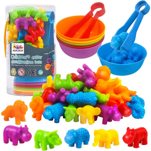 Menchkin - Animals - Colour Classification, Counting, Sorting, Matching Toy