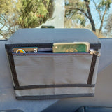 Universal Door Armrest with Zipped Storage Pocket