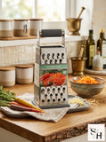 SH Stainless Steel Four-Sided Food & Vegetable Box Grater