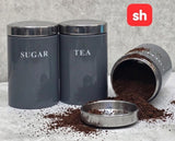 SH Bread Bin With 3-Piece Canister Set