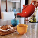 Five Piece LC Stoneware Tea Set