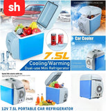 SH 7.5L Portable Car Refrigerator with Power Cable