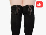 Ladies’ Outdoor Risen Heel Rough Boots