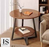 HS Two-Tier Round Side Table