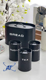AT Four Piece Bread Bin Kitchen Set