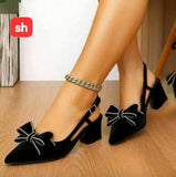 SH Pointed Toe High Heel With Bow