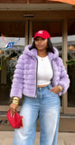 Ladies’ AT Fluffy Winter Jacket With Hood