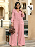Ladies’ SH Button-Up Body Jumpsuit