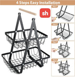 SH Two-Layer Foldable Fruit Basket