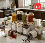 SH 12-Piece Spice Bottle Set
