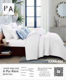 Six Piece Rara Super King Quilt Set