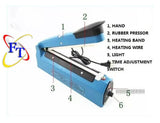 Impulse Plastic Bag Sealer PFS-300 400mm
