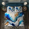 Blue and Gold Marble