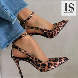 Ladies’ Leopard Print High Heels