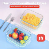 SH 6 Piece Glass Oven Container Set