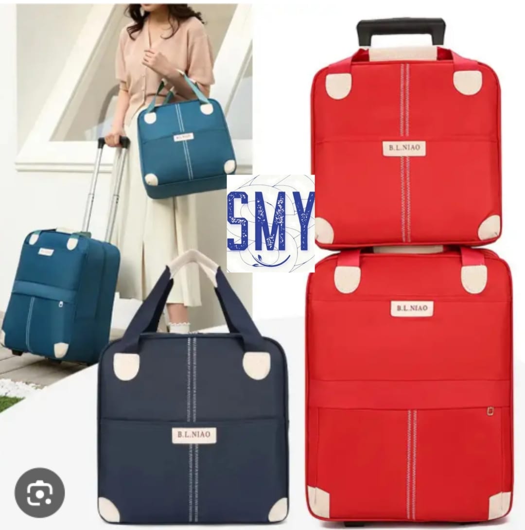 SMY 2 Piece Luggage And Carry Bag Set