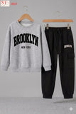 Kids Brooklyn New York Two-Piece Tracksuit Set