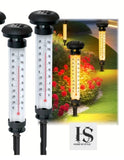 HS Garden Solar Thermometer With Light