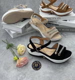 Ladies’ FF Buckle Sandal