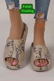 Ladies’ FT Open-Toe Rubber Shoes