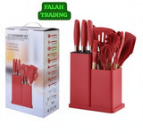 19 Piece Silicone Kitchen Utensil Set