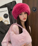 Love Every Day Fluffy Handbag And Cap Combo