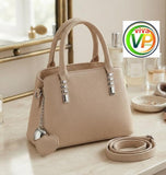 VP Ladies Handbag With Heart Accessory