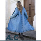 Ladies’ AC Denim Long Coat