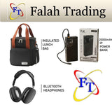 Lunch Bag, Headphones And Power Bank Combo
