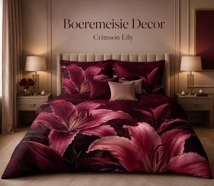 Crimson Lily - Duvet set