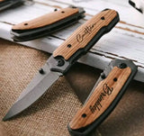 Customized Folding Knife With Gift Box, Folding Knife Gift For Men, Personalized Folding Knife For Valentine's Day, Father's Day, Christmas, Thanksgiving, Groomsman Gift Recommendation, Unique Customized Folding Knife