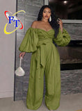 Ladies’ FT Off-Shoulder Jumpsuit