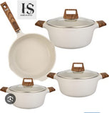 Seven Piece Nonstick Die-Cast Cookware Set